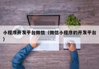 小程序开发平台微信（微信小程序的开发平台）