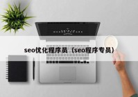 seo优化程序员（seo程序专员）